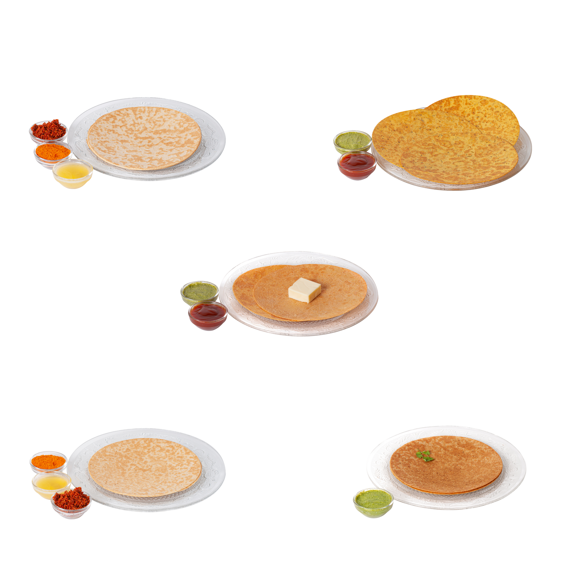 Takatak Combo 1 | Pack of 5 | Plain, Methi, Jeera, Bhajipav, Cheese