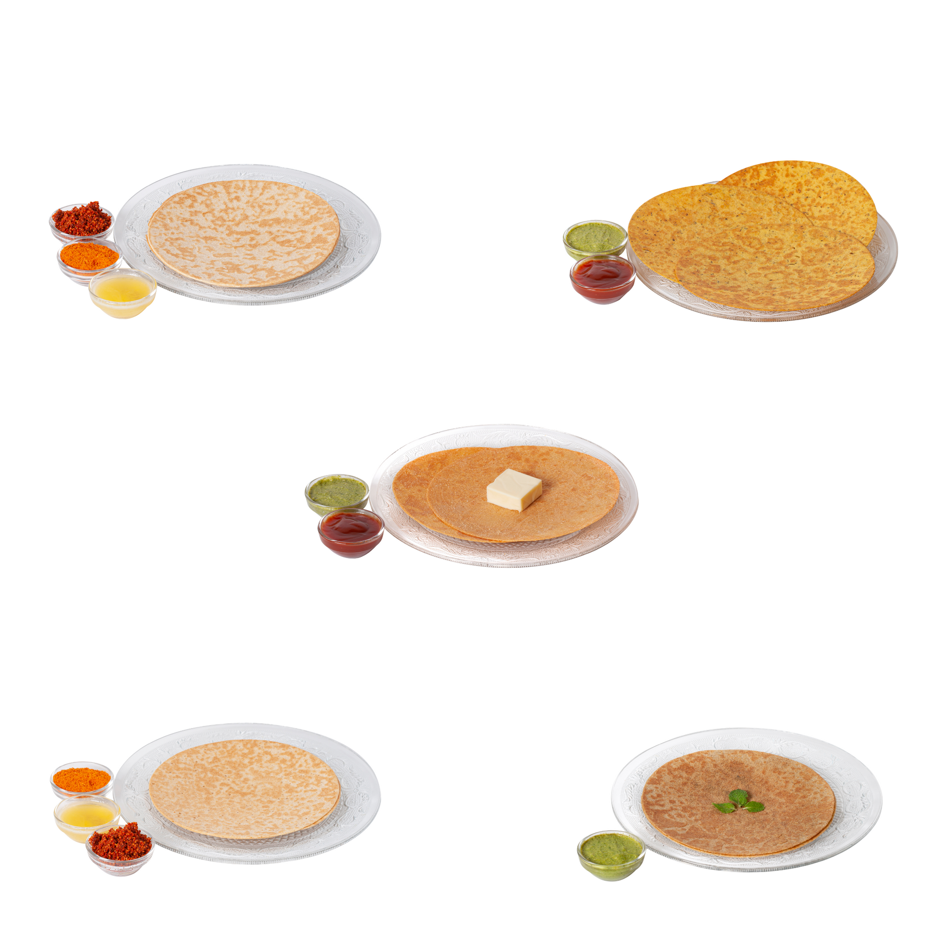 Takatak Combo 1 | Pack of 5 | Plain, Methi, Jeera, Panipuri, Cheese