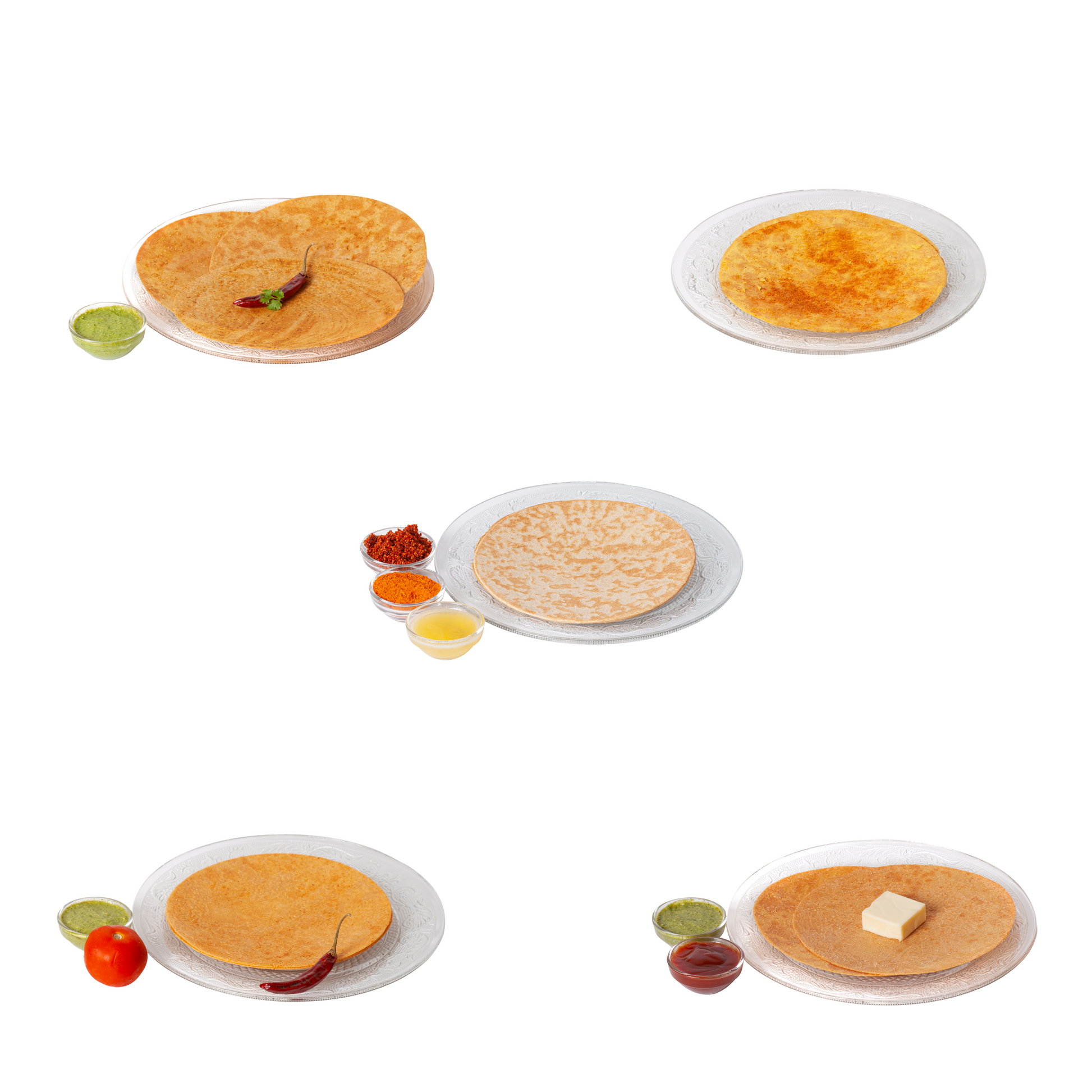 Takatak Combo 4 | Pack of 5 | Punjabi Tadka, Chorafali, Tangy Tomato, Cheese, Plain